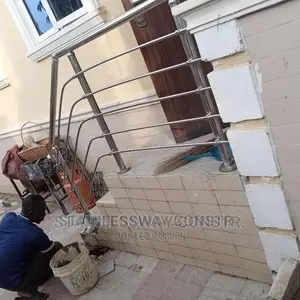 Stainless Railing Tm Entrance at Gudu