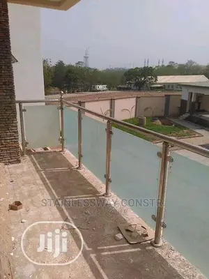 Stainless Glass Frosted Railing Katampe