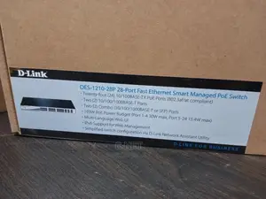 D-Link 24 Port 10/100 Poe Managed Switch Des 1210-28p