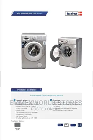 Scanfrost 6kg Washing Machine
