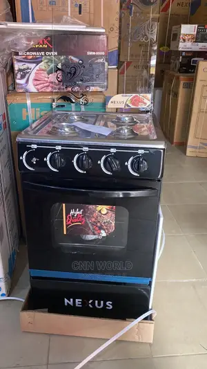 New Nexus 4 Burners Gas Cooker 50 by 55 With OVEN Blue Flame