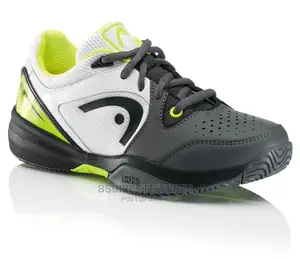 Head Revolt PRO Junior Tennis Shoe Grey/Neon Yellow