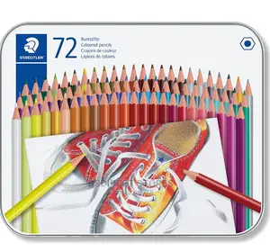 STAEDTLER Wood-free Coloured Pencils Assorted Colours Tin 72