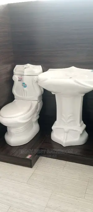 Executive Design Big WC Set With the Wash Hand Basin