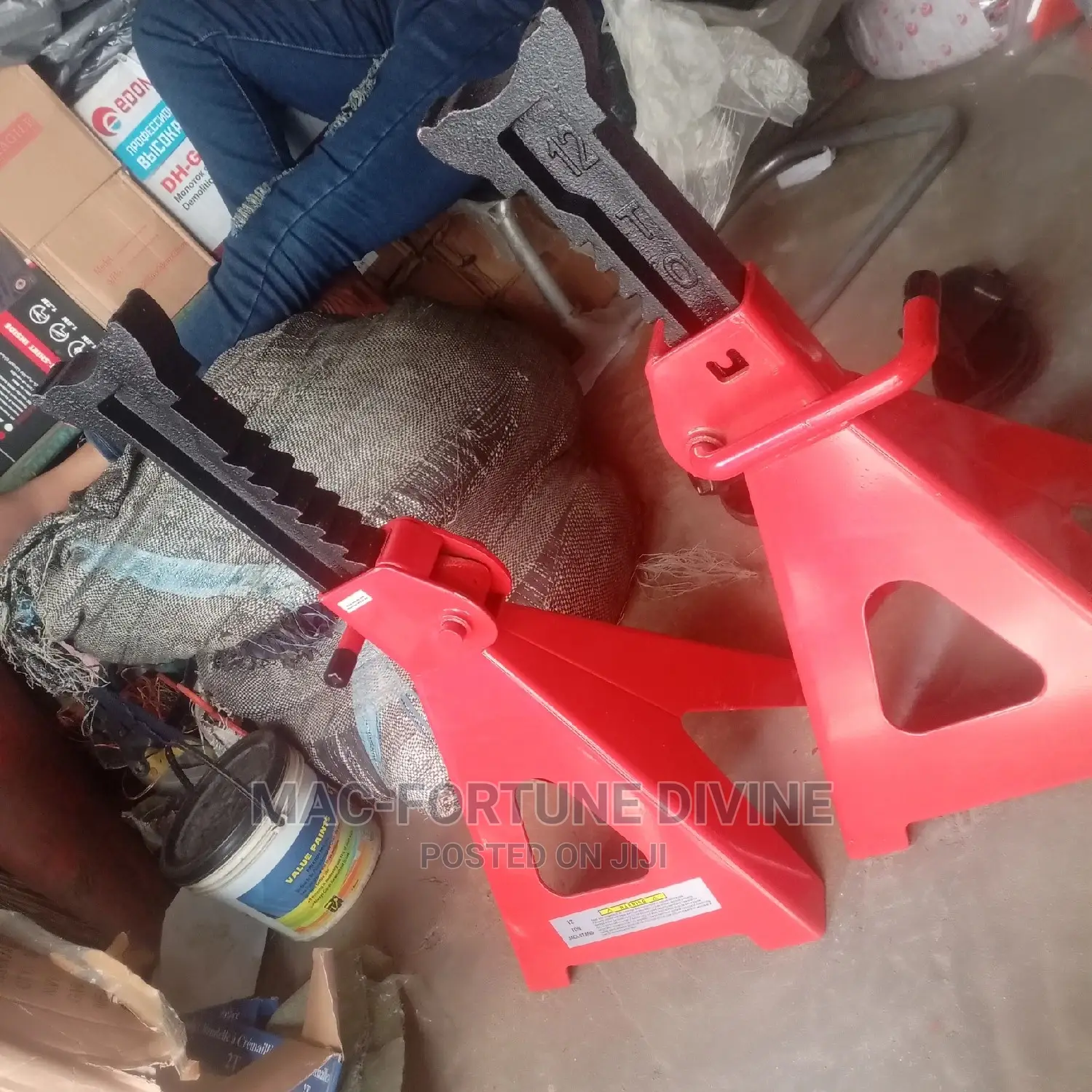 Original 12tons Jack Stand(A Pair)