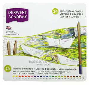 Derwent Academy Watercolour Pencils 24