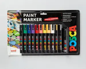 Posca Paint Marker PC-5M and PC-7M Assorted Colours [12]