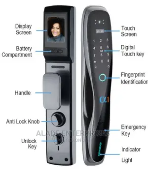 Smart Door Lock (With Camera) and Fingerprint