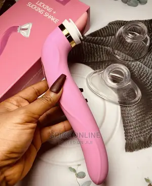 2 in 1 Magic Wand Licking Vibrators for Women Clitoris