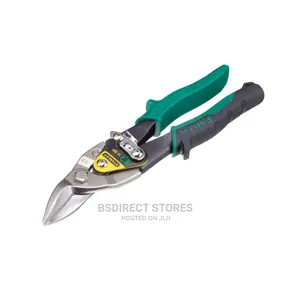 Stanley Green Offset Aviation Snip Right Cut 250mm (10in)