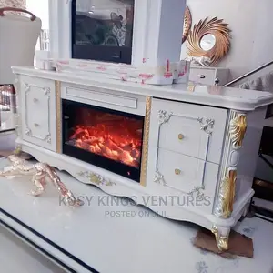 Luxurious Royal Fireplace Tv Stand 2 Meter