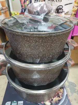 3 Sets Granite Cookware/Pot.