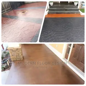 Mostly Florida Modern Stamps Floor