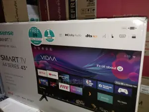LED Hisense Uhd Smart TV With a Free Wall Bracket- A4G