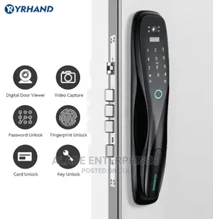 Smart Door Lock With Camera Fingerprint Unlock