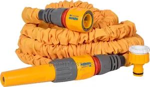 Hozelock Superhoze Plus Expandable Garden Hose, Yellow 30m