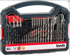 KWB Einhell 62 Piece Stone, Wood, Metal Milling Drill Set