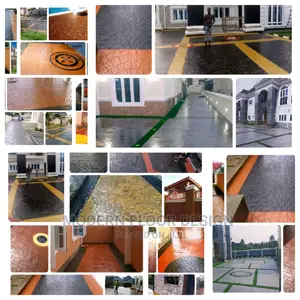 Enjoy Paradise Modern Stamps Floor