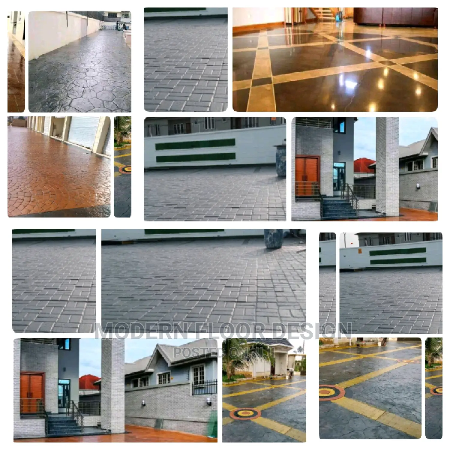 So Midex Modern Stamps Floor