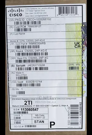 Cisco C9200l -24p-4g-E