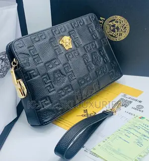 Original Versace Leather Hand Purse Collections