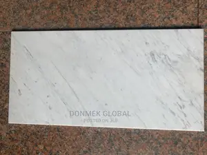 White Carara Tiles 1cm Thickness