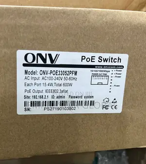 Onv 48-port L2+ Managed Gigabit Poe Switch ONV-POE33052PFM