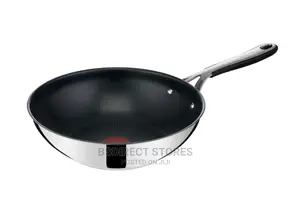 Tefal Jamie Oliver 28cm Non Stick Stainless Steel Wok