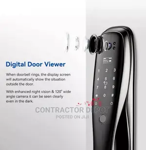 Smartx Wifi Recognition Door Lock With Camera Video