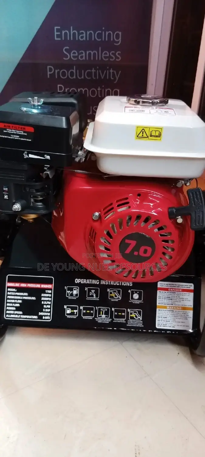 7ph Pressure Washer Machine With Big Pump