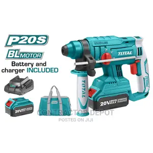 TOTAL Lithium-Ion Rotary Hammer 20V Big Battery 4.0AH