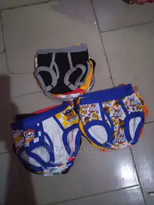6pics Character Boys Children Underwear Panties 2-8 Years