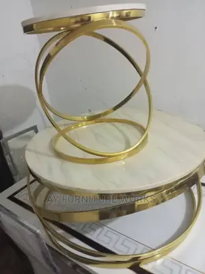 Pure Marble Top Centre Table and Stools