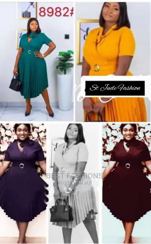 Cute Ladies Pleated Formal Dress