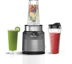 NINJA 2-in-1 Auto IQ BN500UK Blender Max Blend With 2 Cups