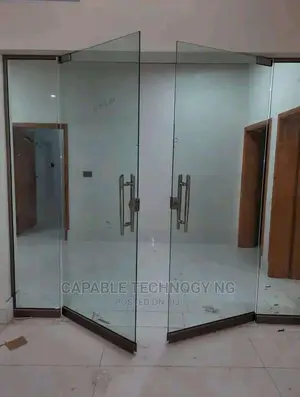 Double Swing Glass Door