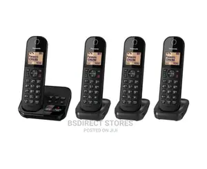 PANASONIC KX-TGC464EB Cordless Phone Quad Handsets