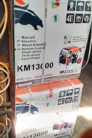 Kemage 12.5kva Remote Control Petrol Generator 100% Copper