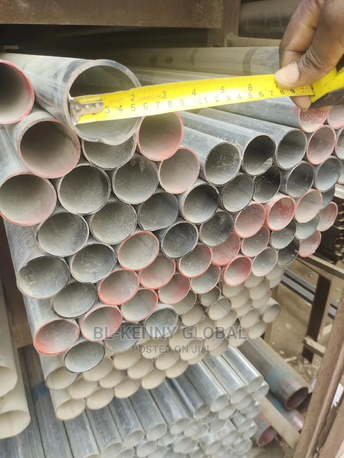 2" by 2mm Galvanized Pipe
