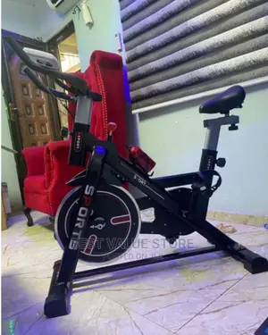 Spinning Bike With LCD Display Meter + Water Bottle