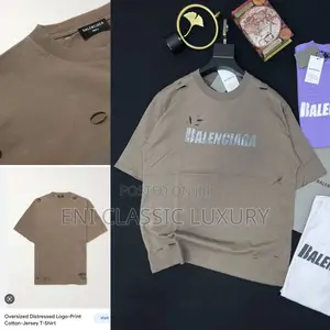 Original Balenciaga Round Neck Tops
