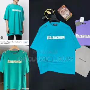 Original Balenciaga Round Neck Tops