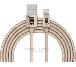 Juice XL Lightning Charge Sync Cable iPhone 2m Gold Braided