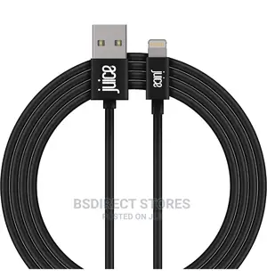 Juice Lightning, Charge and Sync Cable, 2m, Black
