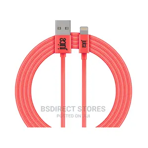 Juice USB to Lightning 2m Charging Cable - Coral