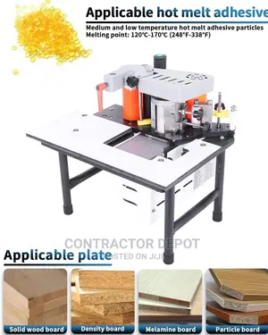 Woodworking Portable Edge Bander Curve Straight Edge Banding