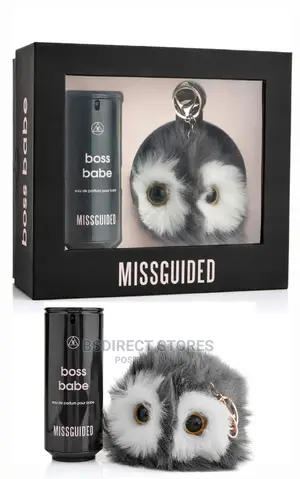 Missguided Boss Babe 2 Piece Set EDP Spray, Pom Pom Keyring