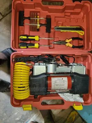 Double Cylinder Air Compressor Tyre Pump