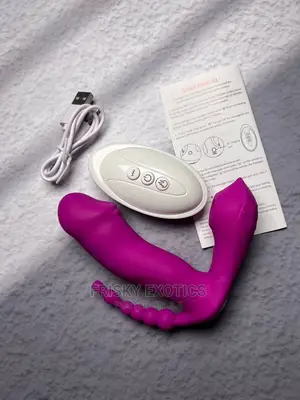 3in1 Wearable Vibrator With Clit and Butt Vibrator
