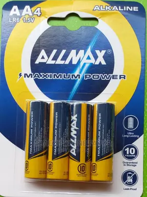 Allmax Maximum Power Alkaline Aa4 1.5v Batteries